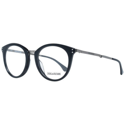 Zadig & Voltaire Gafas de diseño unisex redondas y elegantes con montura completa