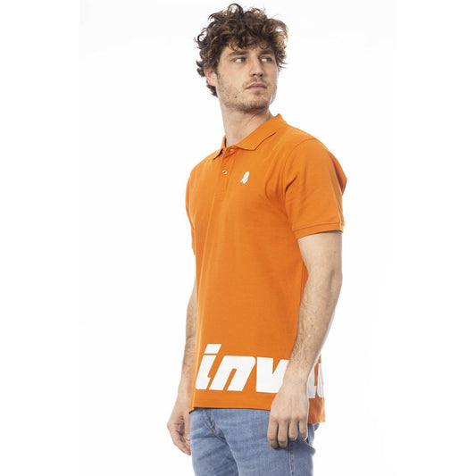 Polo de algodón naranja Invicta para hombre