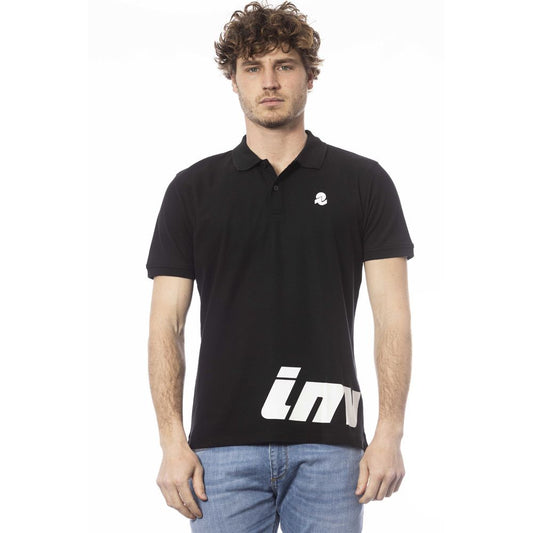 Polo Invicta de algodón negro para hombre
