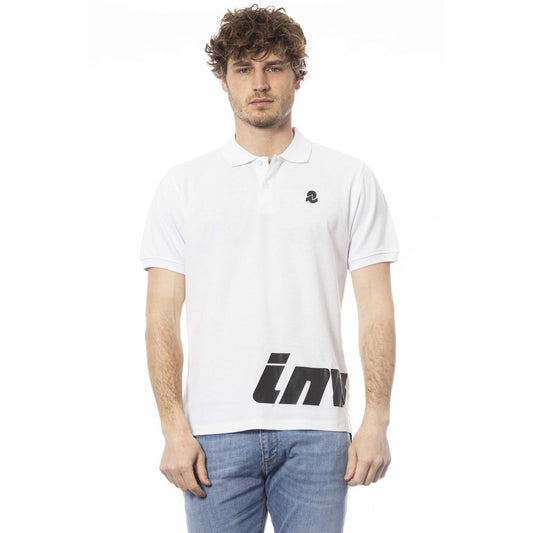 Polo Invicta de algodón blanco para hombre