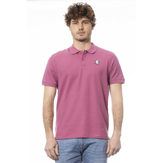 Polo Invicta de algodón morado para hombre