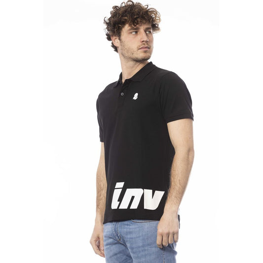 Polo Invicta de algodón negro para hombre