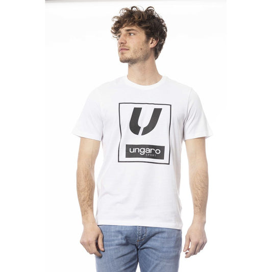 Camiseta deportiva blanca de algodón para hombre de Ungaro
