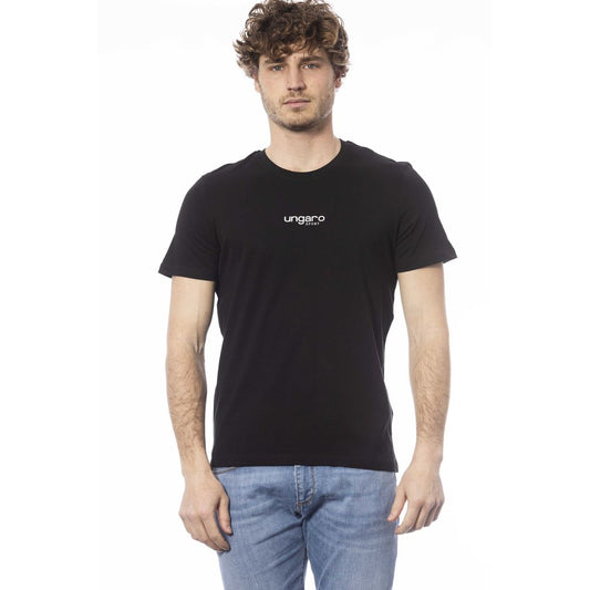 Camiseta deportiva Ungaro de algodón negra para hombre