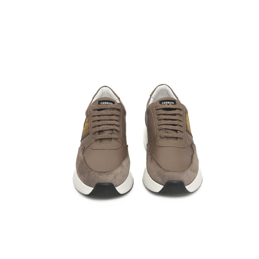 Zapatillas Cerruti 1881 de piel beige para mujer