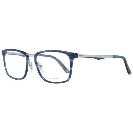 Police Blue Men Glasses Frame