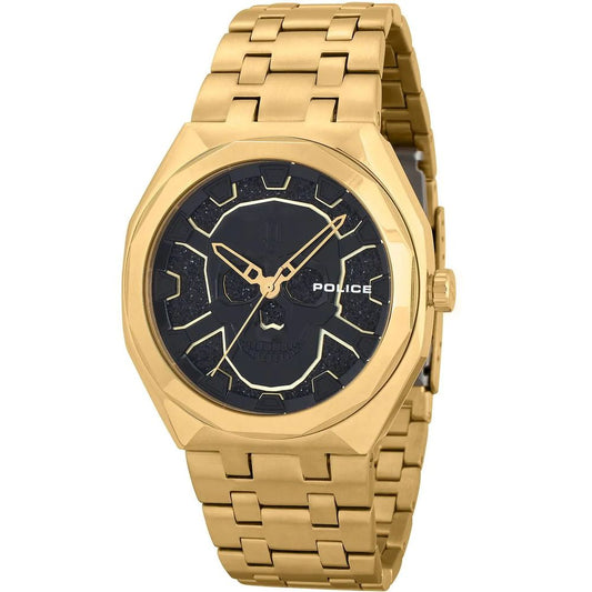 Police Gold Stainless Steel Stainless Steel Watch