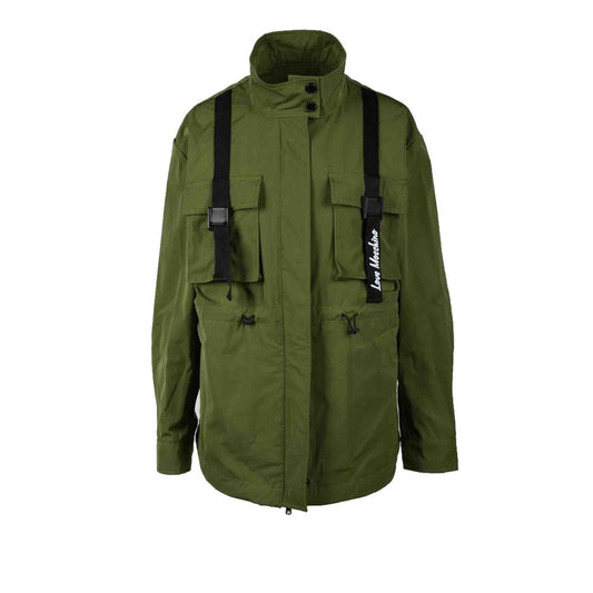 Chaquetas y abrigos de poliéster verde Love Moschino