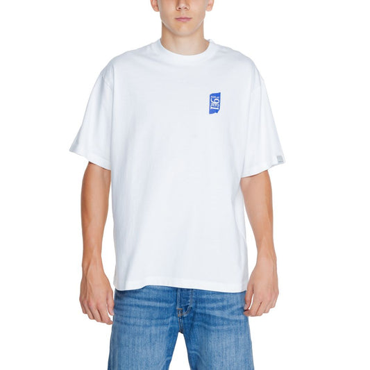 Camiseta blanca de algodón Replay