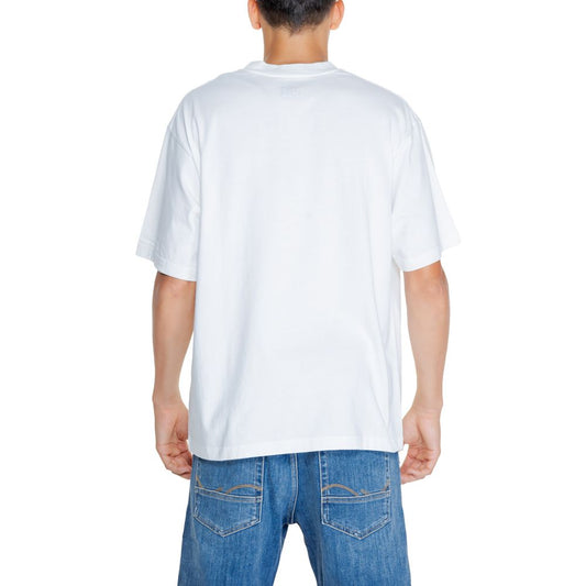Camiseta blanca de algodón Replay