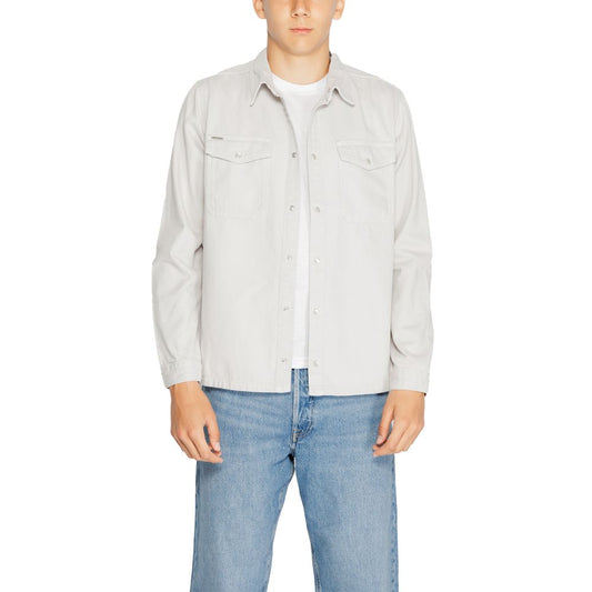 Camisa de algodón gris Antony Morato