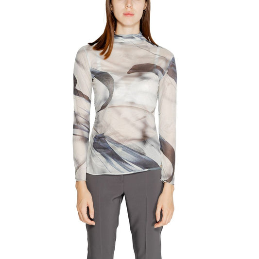 Rinascimento Gray Polyester Long Sleeve
