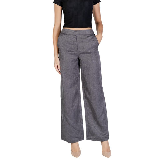 Vaqueros y pantalón de poliéster gris de Jacqueline De Yong