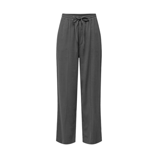 Vaqueros y pantalón de viscosa gris de Jacqueline De Yong