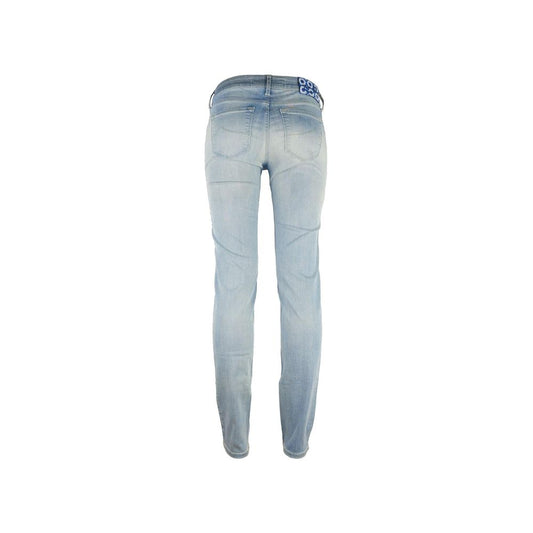 Jacob Cohen Blue Cotton Jeans & Pant