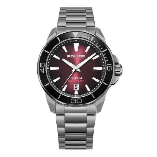 Police Gray Stainless Steel Stainless Steel Watch