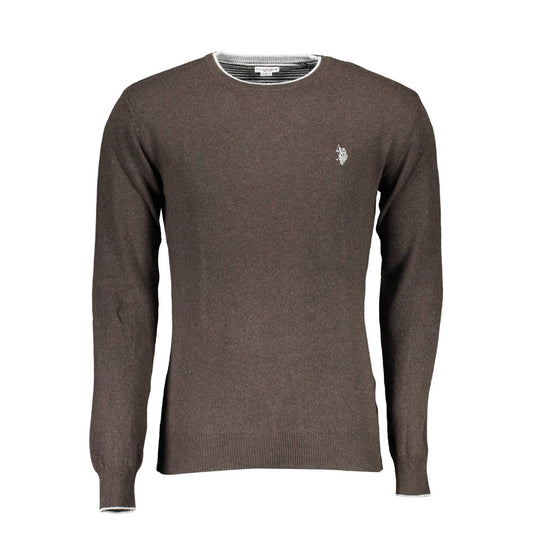 Suéter de lana marrón para hombre de US POLO ASSN.