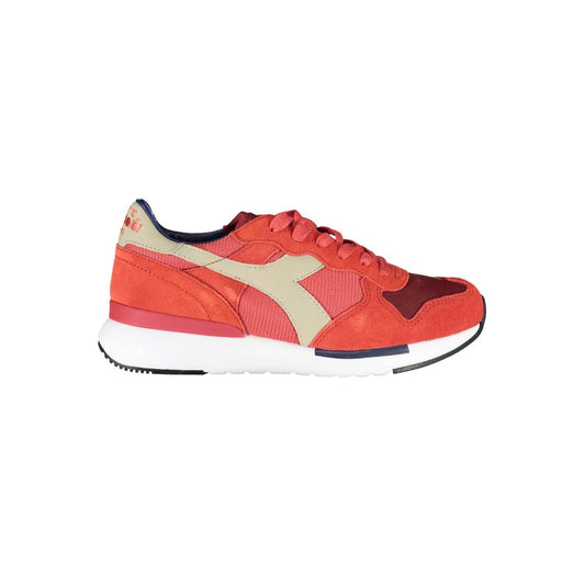 Zapatillas Diadora de piel roja para mujer