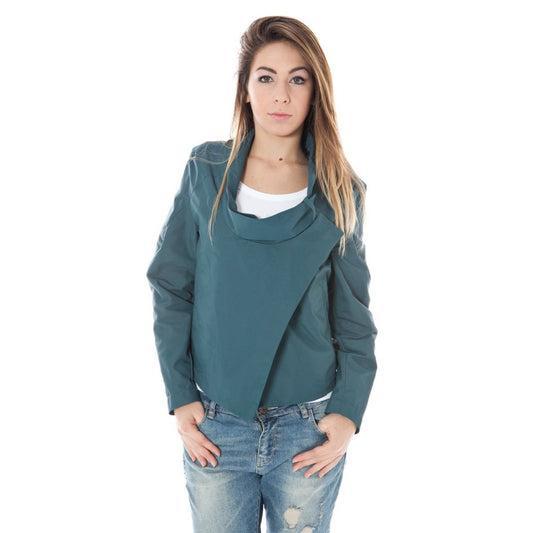 Chaqueta de poliamida verde de Calvin Klein para mujer