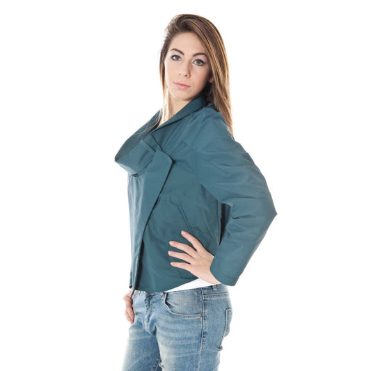 Chaqueta de poliamida verde de Calvin Klein para mujer