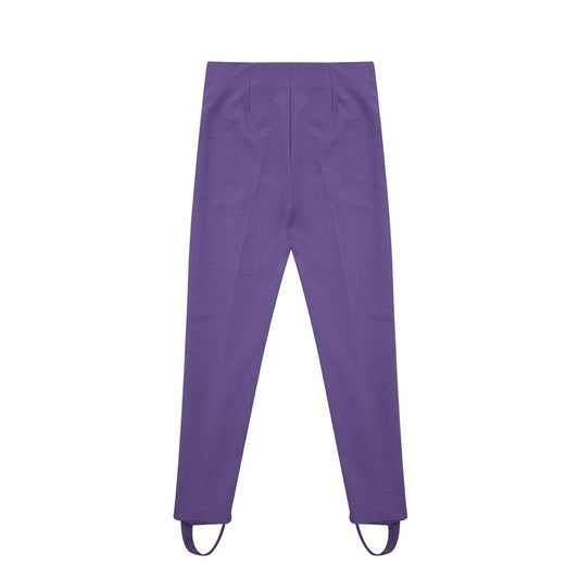 Pantalón Lardini Elegant Viscosa Morado