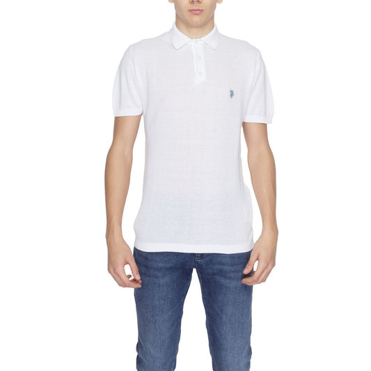 US POLO ASSN. Camiseta blanca de algodón
