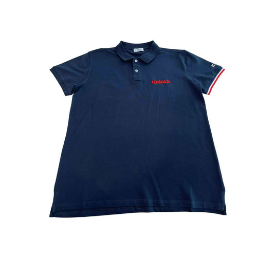 Polo de algodón azul iceberg