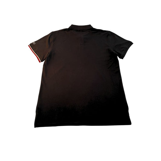 Polo de algodón negro Iceberg
