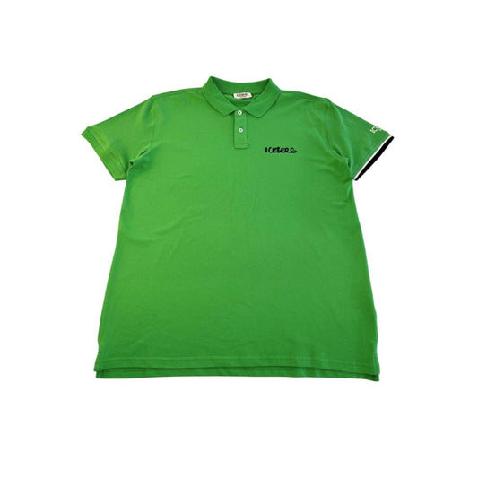 Polo de algodón verde iceberg