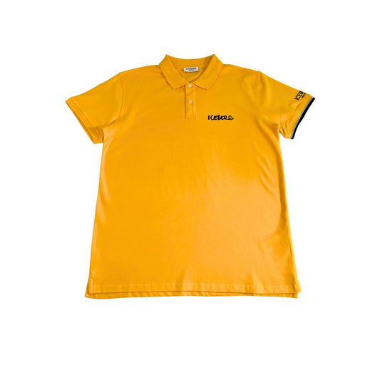 Polo de algodón amarillo iceberg