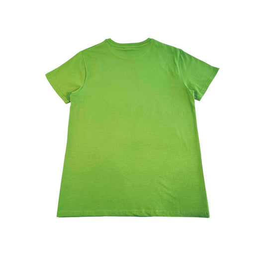 Camiseta de algodón verde iceberg