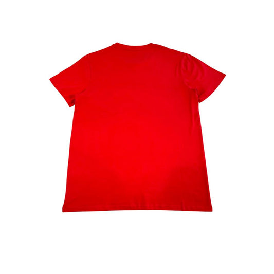 Camiseta de algodón roja Iceberg