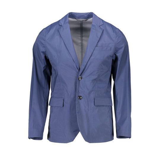 Chaqueta de nailon azul Gant para hombre