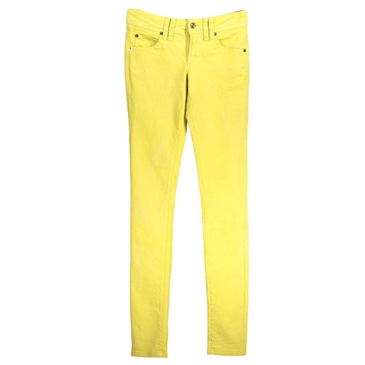 Vaqueros y pantalón de algodón amarillo John Galliano