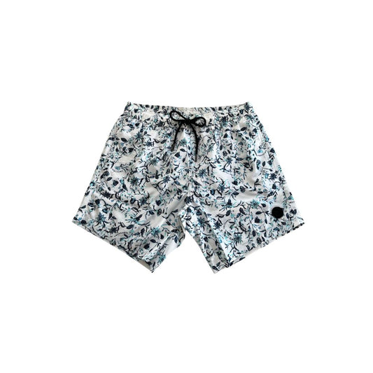 Traje de baño de poliéster blanco Trussardi Beachwear