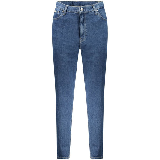 Calvin Klein Blue Cotton Jeans & Pant