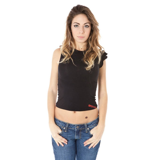 Zuelements Black Lycra Women T-Shirt