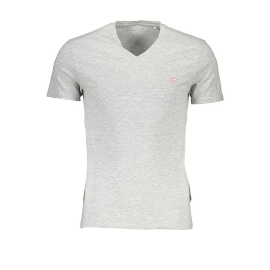 Camiseta de algodón gris para hombre de Guess Jeans