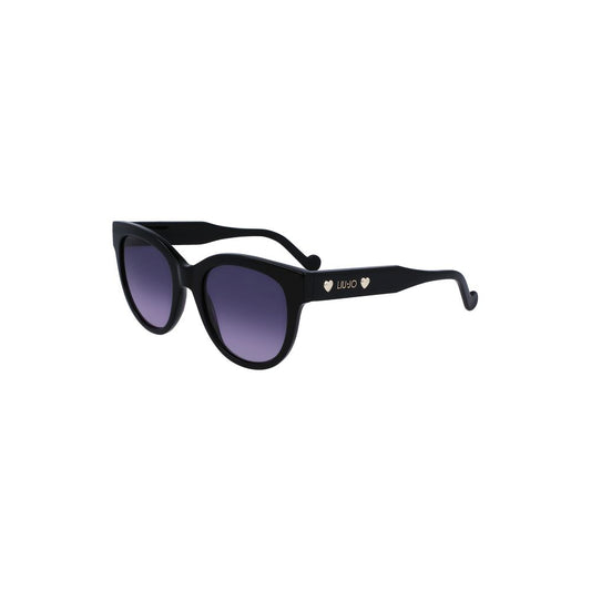 Liu Jo Black Haircalf Women Sunglass