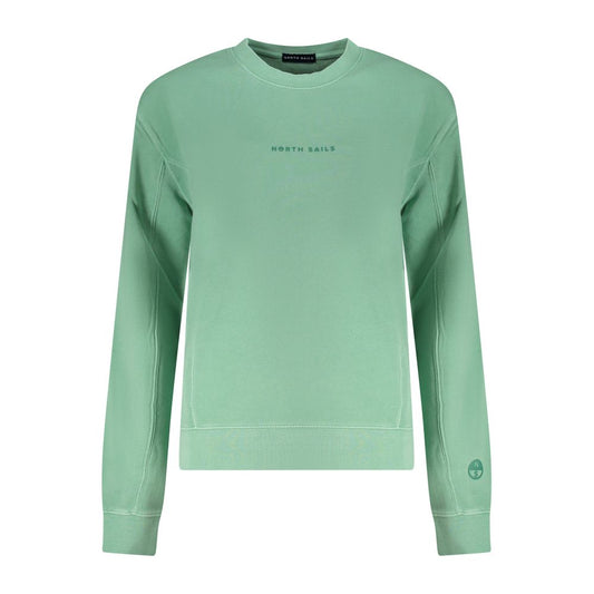 North Sails Green Cotton Women Sweater
