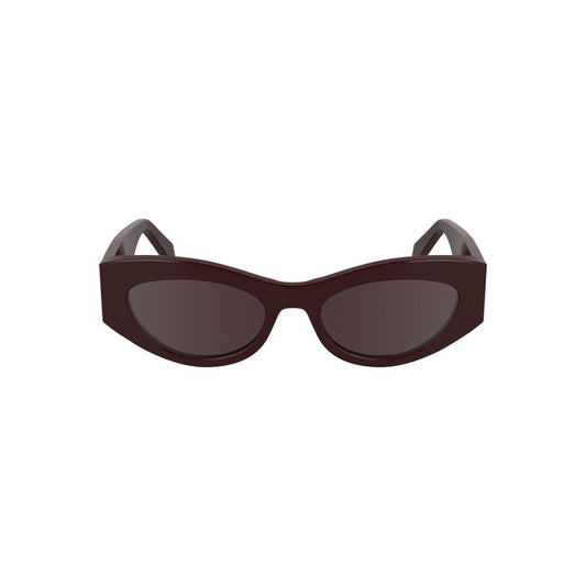 Calvin Klein Red Acetate Women Sunglasses
