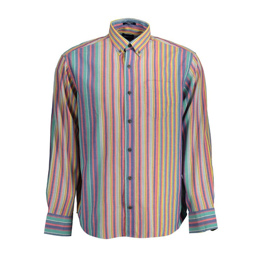 Gant Blue Cotton Men Shirt
