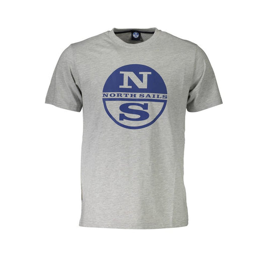 North Sails Brown Cotton Men T-Shirt