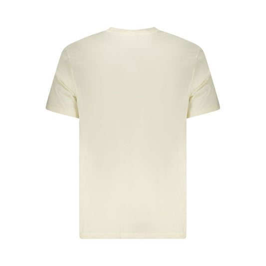 Lee Beige Cotton Men T-Shirt