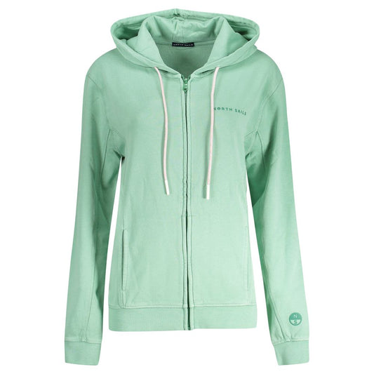 North Sails Green Cotton Women Sweater