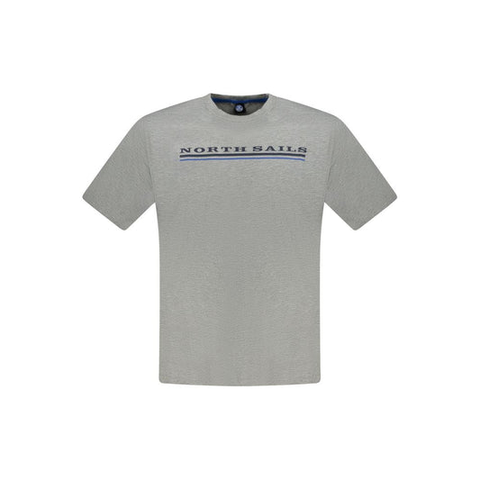 North Sails Brown Cotton Men T-Shirt