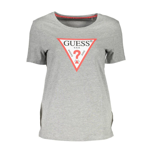 Guess Jeans Brown Cotton Women T-Shirt