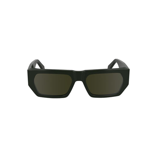 Calvin Klein Green Haircalf Men Sunglasses