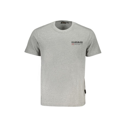 Napapijri Brown Cotton Men T-Shirt