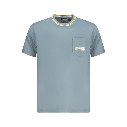 Napapijri Brown Cotton Men T-Shirt